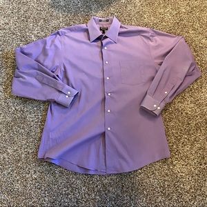 Men’s arrow purple work shirt long sleeve